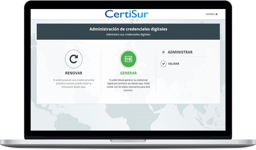 Pantalla CoLT CertiSur